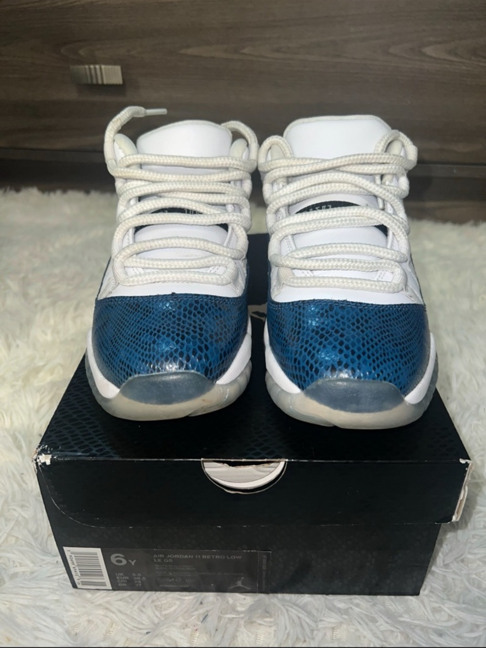 Snakeskin Jordan 11s